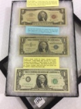 Lot of 3 Including 2 Dollar United States