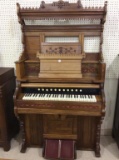 Antique Pump Organ Marked