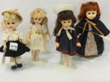 Lot of 4 Vintage Vogue Dolls