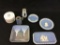 Lot of 7 Including 3 Sm. Blue Wedgwood Pin