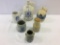 Lot of 6 Contemp. Blue & White Stoneware