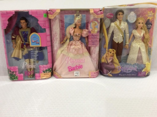 Lot of 3 Rapunzel-NIB Including