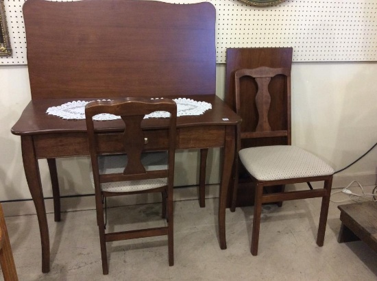 Contemp. Fold Out Console Table Converts