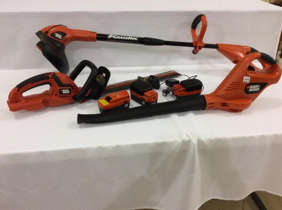 Lot of 3 Black & Decker Battery Operated