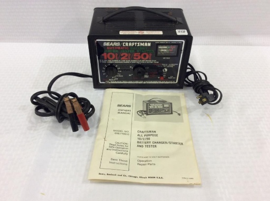 Craftsman Battery Charger, Starter & Tester