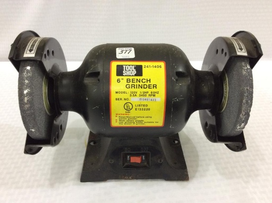 Tool Shop 6 Inch Bench Grinder