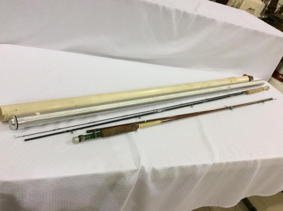 Lot of 2 Fishing Rods w/ Cases