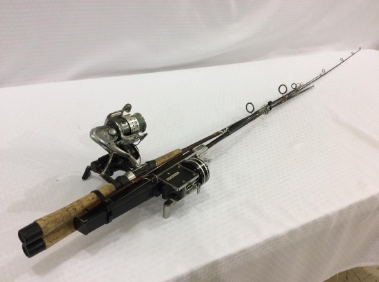 Lot of 3 Fishing Poles w/ Reels