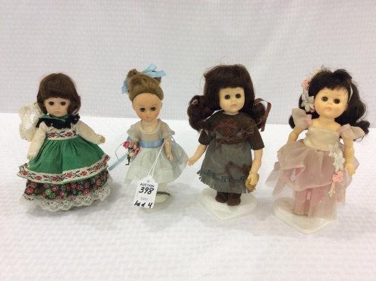 Lot of 4 Small Vogue Dolls