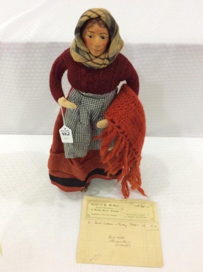 Vintage Ireland Doll, 18" Tall