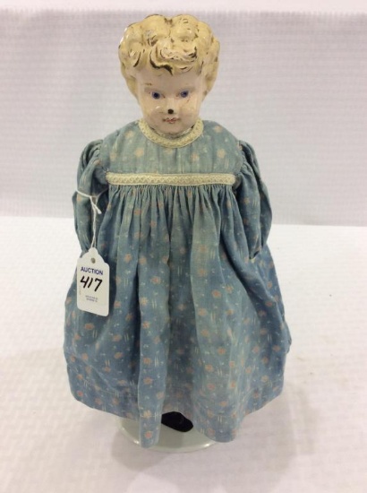 Vintage Metal Head Doll (one finger slight chip)