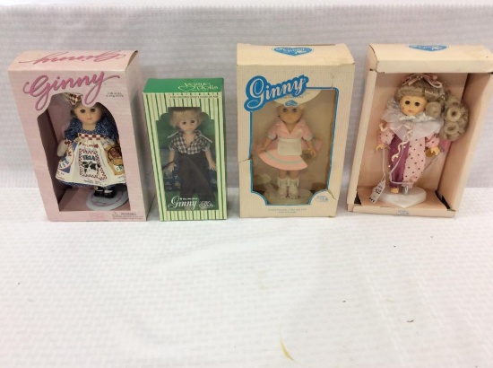 Lot of 4 Vogue Ginny Dolls in boxes