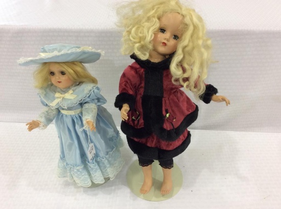 Lot of 2 Dolls including Ideal, Approx 14" Tall