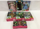 Lot of 9 Wizard of OZ Dolls Barbie & Ken