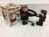 Group w/ Mini Shop Vac & Drill Master