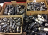Lg. Box of Over 100 Various Size Radio Tubes