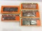 Lot of 5 Lionel O Gauge Caboose Cars in Boxes