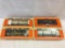 Lot of 4 Lionel O Gauge Mostly flat Cars in Boxes