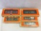 Lot of 5 Lionel O Gauge Aquarium Cars in Boxes