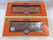 Lot of 2 Lionel O Gauge Hot Box Reefers in Boxes