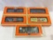 Lot of 5 Lionel O Gauge Box Cars in Boxes