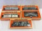 Lot of 5 Lionel O Gauge Tank Cars in Boxes