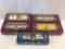 Lot of 5 MTH O Gauge Box Cars In Boxes