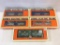 Lot of 5 Lionel O Gauge Mint Cars in Boxes