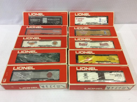 Lot of 10 Lionel O-Gauge  Reefer Cars in Boxes