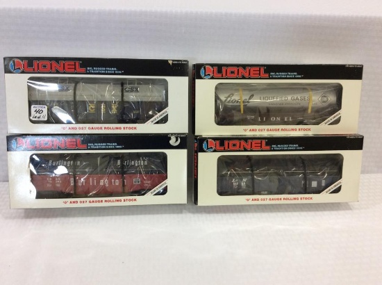 Lot of 4 Lionel O Gauge Gondolas in Boxes