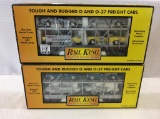 Lot of 2 Rail King O Gauge MTH Auto Transporation