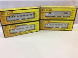 Lot of 4 Rail King O Gauge Reading Streamlined