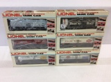 Lot of 6 Lionel O Gauge Tank Cars in Boxes