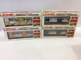 Lot of 4 Lionel O Gauge Miint & Bullion Cars in