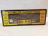 Rail King O Gauge Brill Semi Convertible Trolley