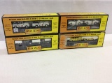 Lot of 4 Rail King O Gauge Flat Cars in Boxes
