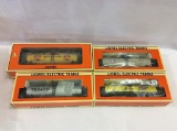 Lot of 3 Lionel O Gauge Tank Cars in Boxes