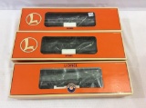 Lot of 3 Lionel O Gauge Observation Cars in Boxes