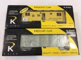Lot of 2 K-Line O Scale Freight Cars in Boxes