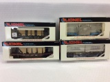 Lot of 4 Lionel O Gauge Flat Cars in Boxes