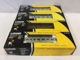 Lot of 4 K-Line Classic Steel O Gauge Passenger