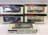 Lot of 5 Lionel O Gauge Flat Car w/ Trailers in