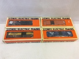 Lot of 4 Lionel O Gauge Box Cars in Boxes