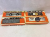 Lot of 4 Lionel O Gauge Train Cars in Boxes