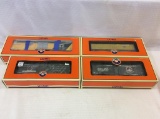 Lot of 4 Lionel O-Gauge Train Cars in Boxes
