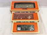Lot of 3 Lionel O Gauge Train Cars in Boxes