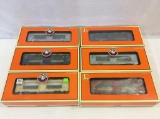 Lot of 6 Lionel O Gauge Mint Cars in Boxes