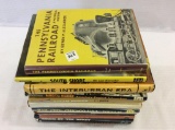 Lot of 12 Hard Cover Train Books-Mostly on