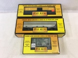 Lot of 3 Rail King O Gauge Cars in Boxes