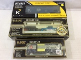 Lot of 3 K-Line O Gauge Cars in Boxes